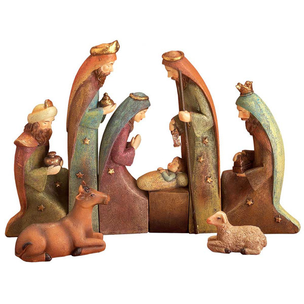 DicksonsInc Nesting Nativity Set Wayfair
